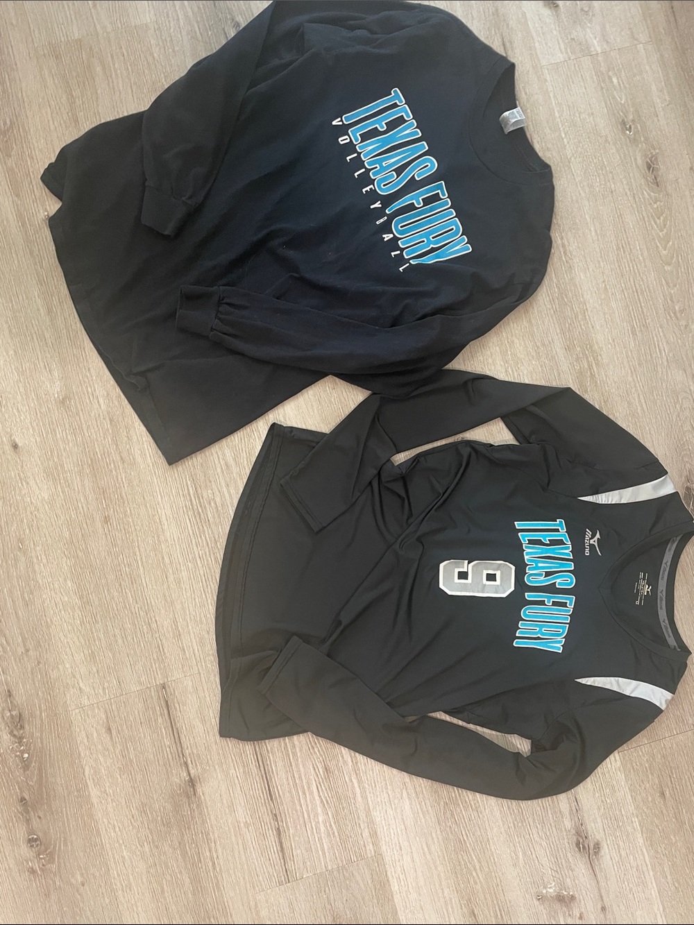 Texas Fury Volleyball Long Sleeve Bundle | Mizuno & 100% Cotton Gildan